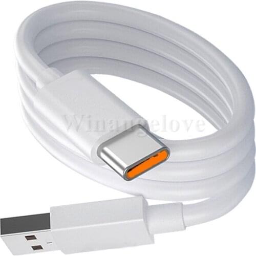 100Pcs/lot 66W Super Fast Charger Cable 6A Quick Charging Type C Data Line For Mate 40 P40 Pro P40PRO