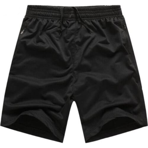 High quality summer men sports shorts 8XL 10XL big Size Comfortable Breathable soft loose elasticity shorts 150KG Black 52 50