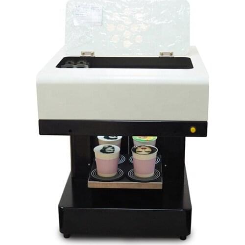 High quality 4 Cup coffee printer selfie coffee printer making machine