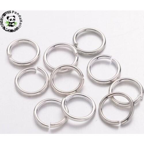 4mm 7mm Open Single Loose Iron Jump Rings Split Ring for Jewelry Making Necklace Bracelet Accessories