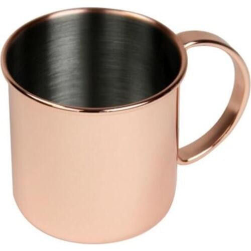 Promotion! 360ML Stainless Steel Moscow Mule Copper Mug Beer Cup Copper Mug Rose Gold Drinkware Cups
