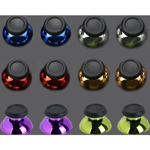 3D Analog Joystick Plastic Plating Colors thumb stick grip Cap Button Repair Thumbstick Case for Sony Dualsense 5 PS5 Controller