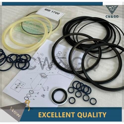 Atlas Copco MB-1700 Hydraulic Breaker Seal Kit For MB1700 Hammer seal kit