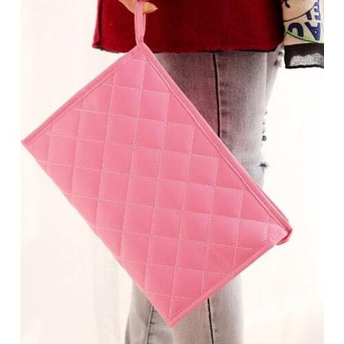 Women Cosmetic Bag Travel Makeup Case Zipper Make Up Bags Organizer Storage Pouch Toiletry Wash Box Functional Diamond Lattice