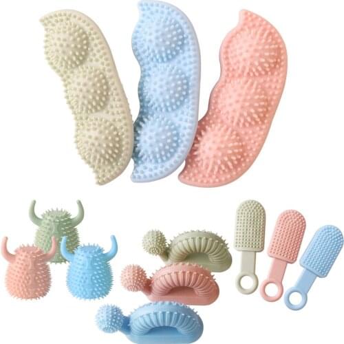 Durable Dogs Brushing Stick Pet Aggressive Chewers Interactive Rubber Leakage Food Treat Toy Doggy Cleaning Teeth Molar Bite