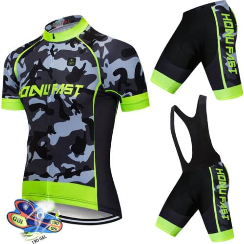Cycling Jersey 2021 Pro Camouflage Cycling Clothing Summer Short sleeve MTB Cycling Shirts Men Team Bike Jersey Ropa de Ciclismo