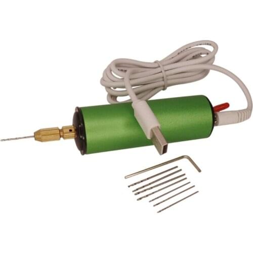 E56A Mini USB Electric Drill Handheld Hole Punching Machine Epoxy Puncher for Resin DIY Craft Jewelry Making Tools