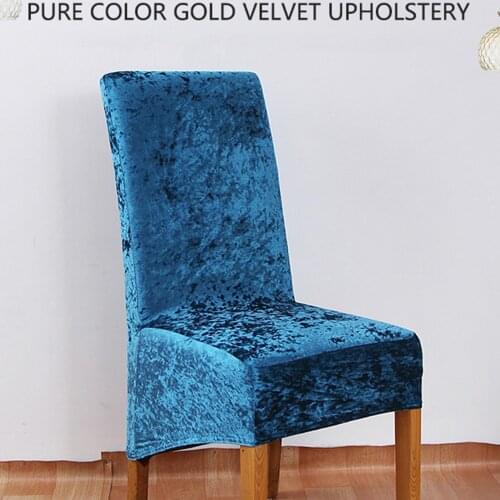 Chair Covers Spandex Stretch Elastic Dining Seat Slipcovers Solid Universal Removable Chair Cover For Kitchen Hotel Home Decor