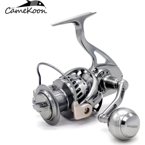 CANEKOON WT3000/WT4000 Aluminium Alloy Spinning Reel Carbon Fiber 20kg Drag Powerful Saltwater Sea Fishing Reel