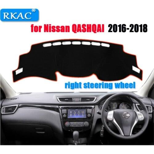 Car dashboard Avoid light pad Instrument platform desk cover Mats Carpets LHD For Nissan Qashqai 2016 -2018 right steering wheel