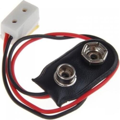 HOT- Dollhouse Miniature 9V Battery Connector w/ Wire and Single Receptacle LA005
