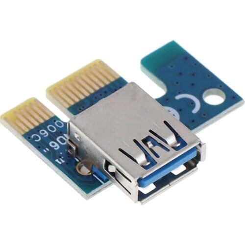 Mini PCI-E Extended Line Card Adapter USB 3.0 PCI-E 1X to 16X Graphics Extension Cable for PC Computer Extension Cable Supplies