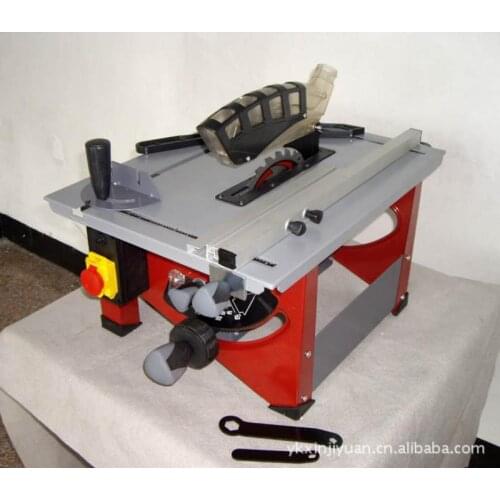 1400W Multifunctional Miniature Woodworking Table Saw, Adjustable Height and Angle