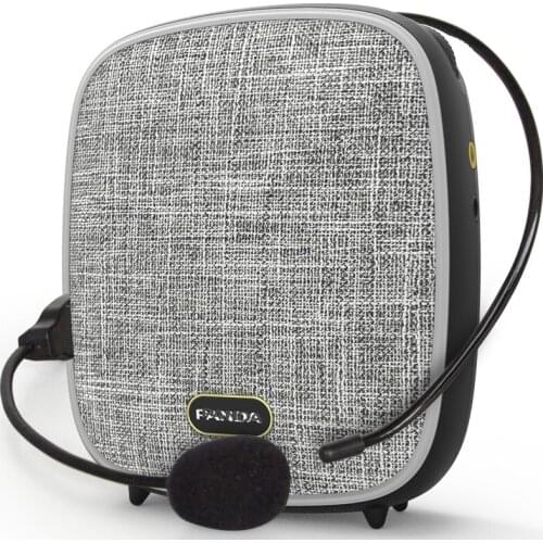 Fashion Retro Mini Voice Amplifier Music Player Portable Teaching Outdoor Blue Megaphone with Mic Support TF MP3/WMA/WAV Format