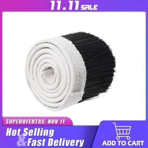 70mm 1m Dust Cover Vacuum Cleaner Brush Machine Nylon Tool CNC Router 1m Length Accessories Black