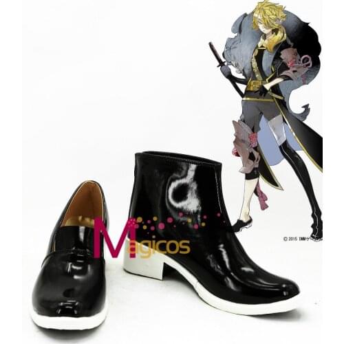 Touken Ranbu Online/The Sword Dance Tachi/Lion King Cosplay Shoes Black Boots Custom-made