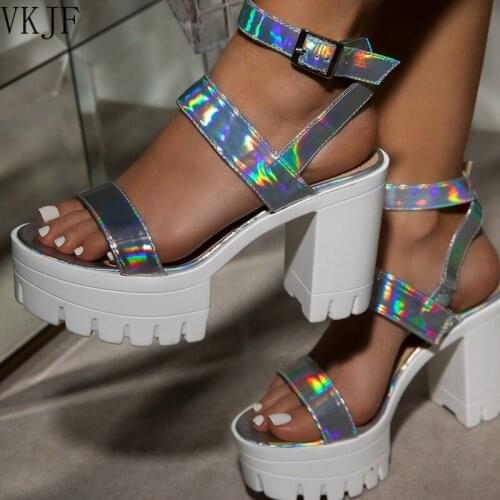 Sandals for Women 2021 Woman Crytal High Heel Ladies Fashion Sandalias Female Multicolor Footwear Summer Womens Shoes Big Size