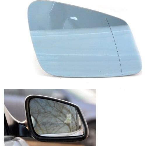 Right For BMW F01 F02 F04 F07 GT F10 F11 F12 F13 F18 Front Side Heated Wing Door Mirror Blue Glass 5 6 7 Series
