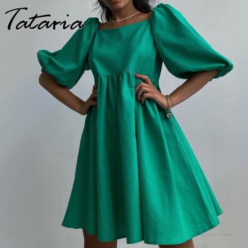 Летние платья с рукавами Tataria China At AliExpress