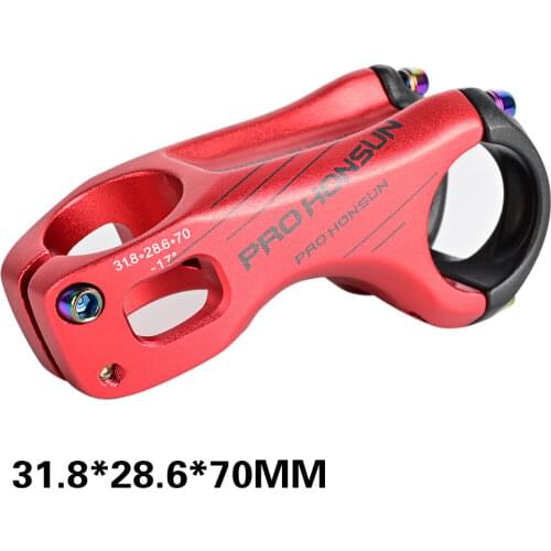 Bicycle Handlebar Positive and Negative 17 Degrees Bicycle 90mm Off-road Handlebar Negative Angle Riser Bicycle Handlebar Riser