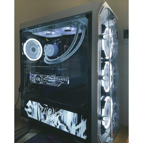 Vertical GPU Support Customize Colorful VGA Bracket Video Card Stand GPU Holder 12V/5V AURA SYNC WaterCooler PC MOD RGB Lighting