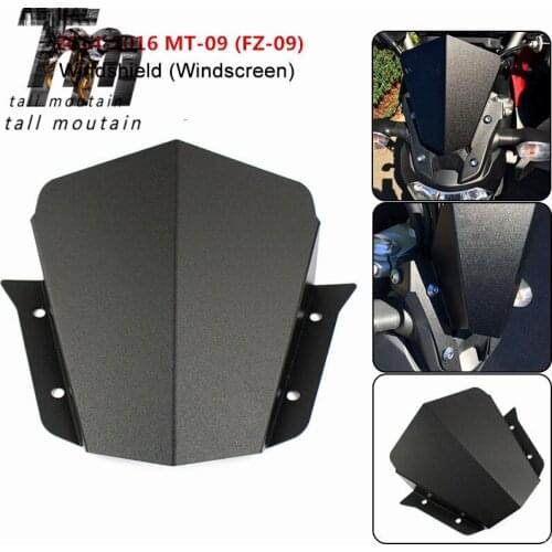 Windscreen For YAMAHA MT-09 FZ-09 2013 2014 2015 2016 Windshield Pare-brise Wind Deflectors MT09 FZ09 MT FZ 09 Motorcycle Parts