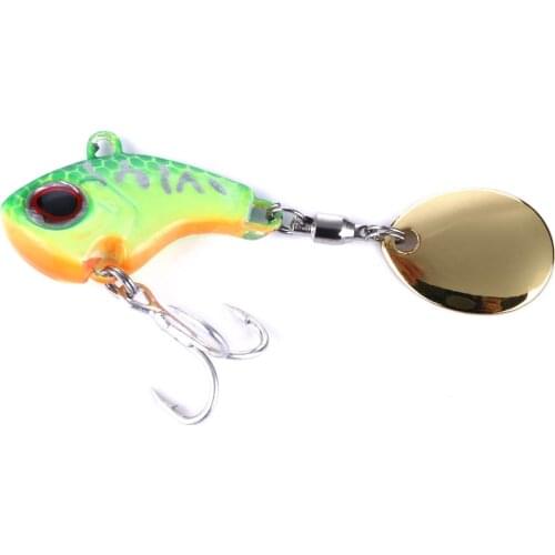 1Pcs Spoon VIB Sequin Fishing Lures Fly Fishing Hard Bait Crankbait 9g 14g 16g Jig Wobbler Fishing Tackle