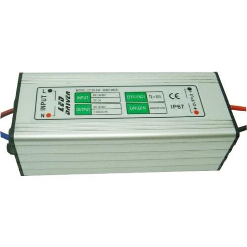 10pcs DC 12V 24V output DC30V-36V 600mA 900mA 1500mA 20W 30W 50W LED Driver Power Supply Lighting Transformers Waterproof IP67