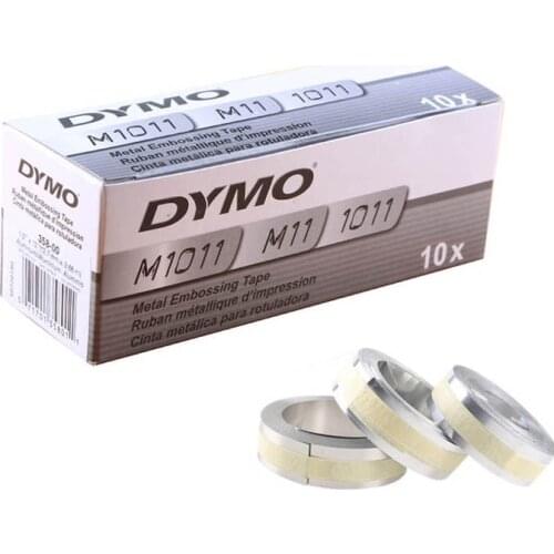 20PCS 3D 32500 Steel Embossing Non-Adhesive 1/2-inch, 21-foot,12mm*6.4m Cassette Tapes with Metal for Dymo M1011