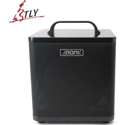 Aroma AG-40A 40w Acoustic Guitar Digital AMP Audio Amplifier Speaker Box Built-in Tuner with Gauge Audio Cable Power Adapte