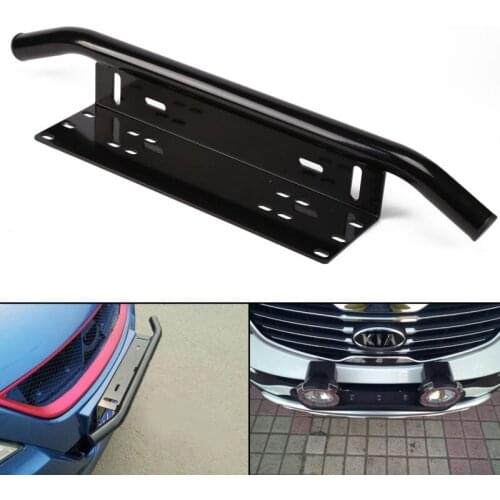 Aluminum alloy car bumper license plate bracket fog light installation bracket off-road vehicle universal