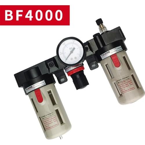 BC Series BC4000 Air Source Treatment Filter Oil Water Separator 1/2 PT Thread Pressure Regulator Kit