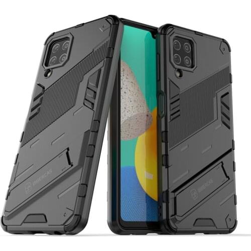 Case For Samsung Galaxy M32 Cover For Samsung M32 Capas PC Shockproof Kickstander Full Cover Holder For Samsung M 32 M32 Fundas