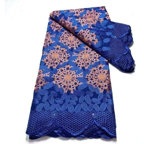French African Lace Fabric Guipure Sequined Beaded Cotton Cord Tulle Nigerian Tissu Mesh India Lace For Wedding Dress 03