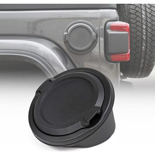 Car Gas Tank Cap Aluminum Alloy Exterior Fuel Tank Door Cover for Jeep Wrangler JL JLU Unlimited Rubicon Sahara 2/4 Doors