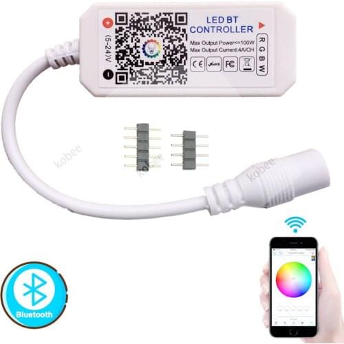 DC 12V 24V RGB / RGBW / RGBWW Led Controller Bluetooth RGB Controller Magic Home Mini RGB Led Controller for Led Strip Wireless