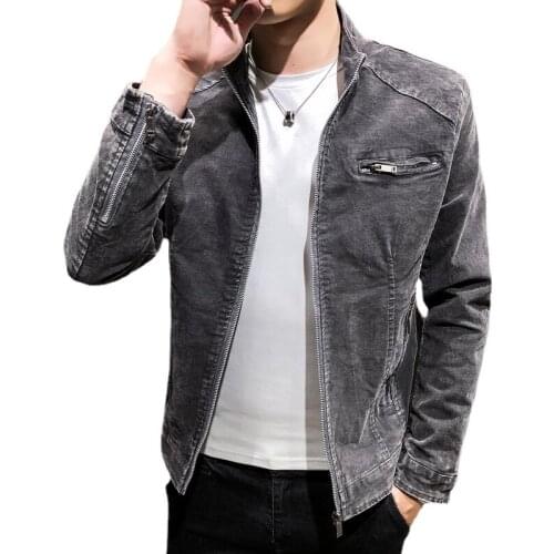2021 Mens Retro Denim Jacket Spring and Autumn New Youth Casual Jacket Slim Coat High Quality Fashion Men Clothing Streetwear