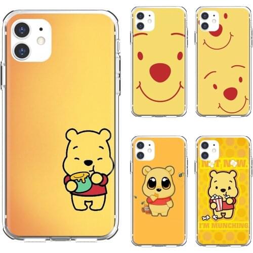 Soft Shell Case For Xiaomi mi Redmi Note 3 4 4X 5 6 7 8 8t 9 9s 9t 10 pro lite cute-cartoon-Winnie-the-Pooh
