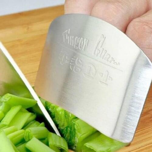 Stainless Steel Finger Hand Protector Guard Personalized Design Chop Safe Slice Knife Kitchen Cooking Tools