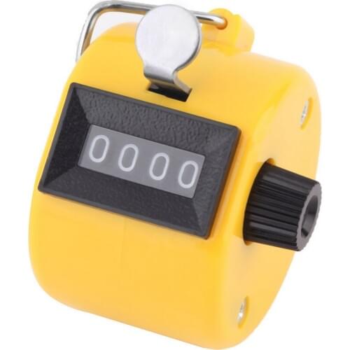 New Arrival Digital Chrome Hand Tally Clicker/Counter 4 Digit Number Clicker Golf