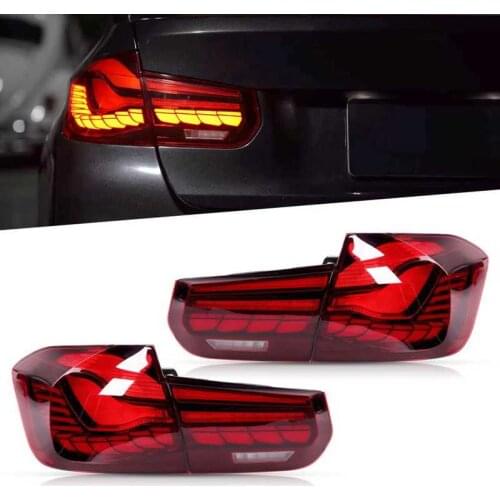 For M4 GTS Design Dynamic Full LED Tail Lights with Sequential Turn Signal Fit for BMW 3 Series F30 F80 M3 2012 2013 2014-2019