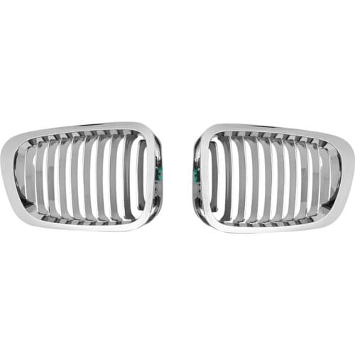 1Pair Grilles Professional High Density 51138208685 / 51138208686 Grille for BMW E46 Two-Door 99-02