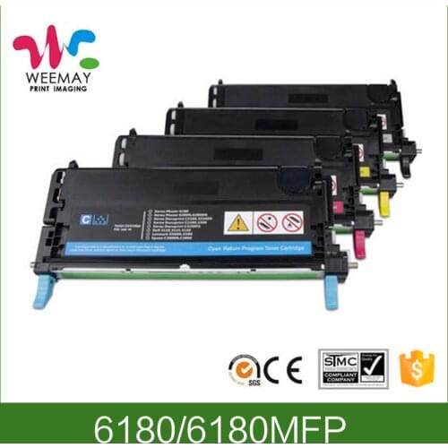 Remanufactured 6180 Toner cartridge compatible for Xerox 6180/6180MFP Printer with High Quality Full of toner powder