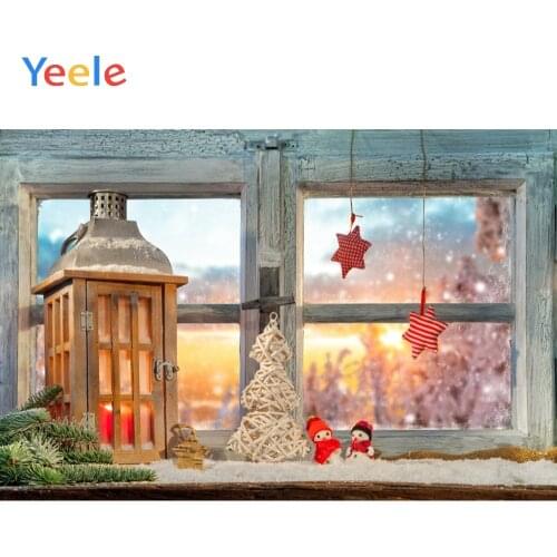 Yeele Photophones for Photos Christmas Backdrops Window Lantern Photography Background Vinyl Photographic For Photo Studio Props