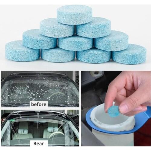 10 pcs Car Wiper Glass Cleaning Washer Car Windshield Cleaner Tool Window Glass Cleaner Car Accessories 1PCS=4L Water
