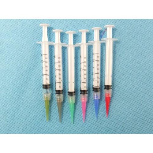 3ml graduation-scaled Luer lock Industrial Syringes w/ Tips