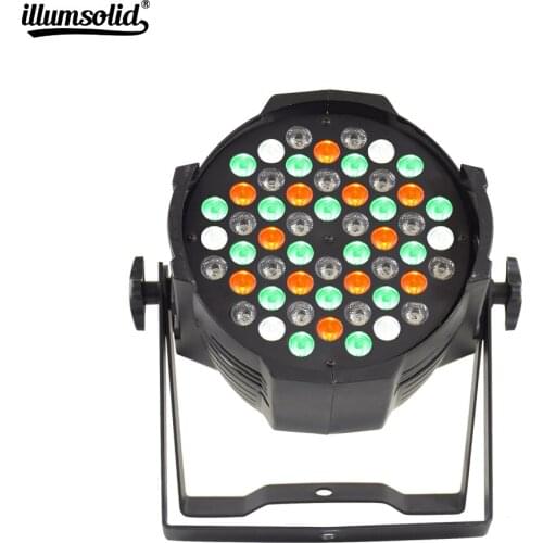 2pcs Aluminium 54*3w RGBW Led Par Light 54x3W RGB 3in1 DMX Stage Light 18x15w Led Par 64