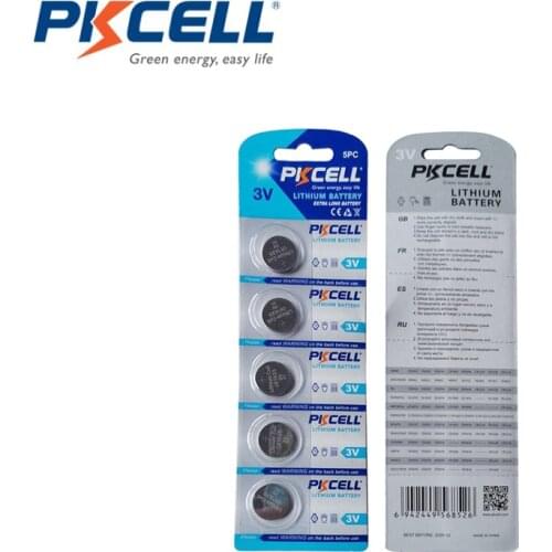 5x CR1625 BR1625 DL1625 ECR1625 Lithium 3V Button Coin Battery BR1625 DL1625 Thermometer Batteries Calculators Watches PKCELL