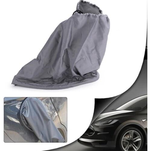 Car Body Cover Magnetic Rain-proof Oxford Cloth Charging Port Rain Cover Magnetic Absorption Body Tarp Standing Pile Cover Cloth