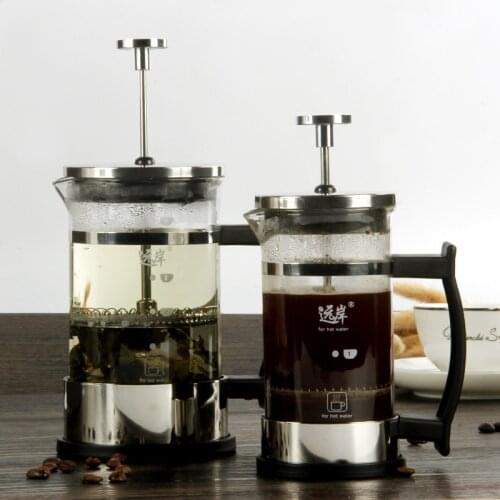 Coffee Tools Tea Filter French Press Pot Stainless Glass Household Hand Cafetera Cafe Turkish Cofe Teapot Brew Kettle